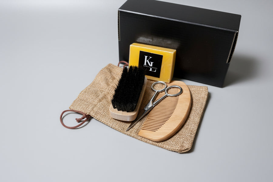 Kings & Lotus Gooming set with Tumeric Bar